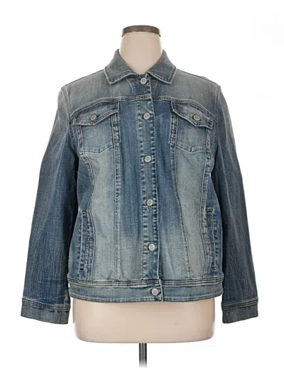 Pre-owned Chico's Denim Jacket In Blue