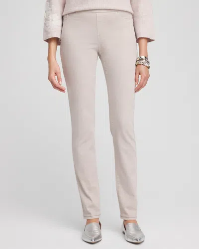 Chico's Denim Pull-on Jeggings In Gray Size 0 |  In Helium