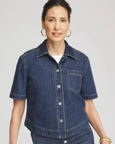 Chico's Denim Shirt Jacket