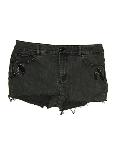Pre-owned Chico's Denim Shorts In Black