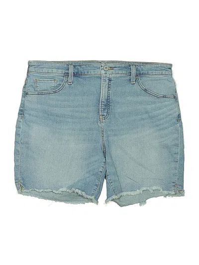 Pre-owned Chico's Denim Shorts In Blue