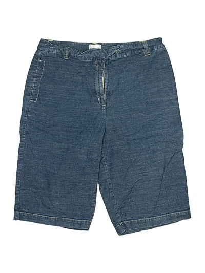 Pre-owned Chico's Denim Shorts In Blue