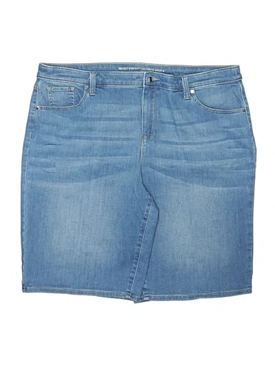 Pre-owned Chico's Denim Shorts In Blue