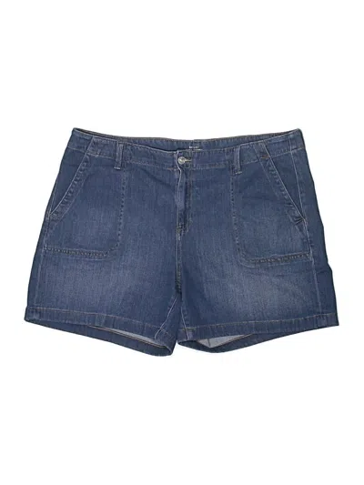 Pre-owned Chico's Denim Shorts In Blue