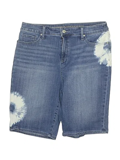 Pre-owned Chico's Denim Shorts In Blue