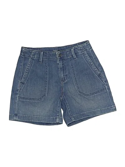 Pre-owned Chico's Denim Shorts In Blue