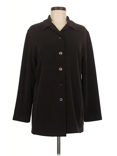 Pre-owned Chico's Design 3/4 Sleeve Blouse In Black