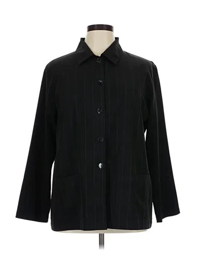 Pre-owned Chico's Design 3/4 Sleeve Blouse In Black