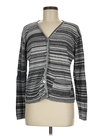 Pre-owned Chico's Design Cardigan Sweater In Gray