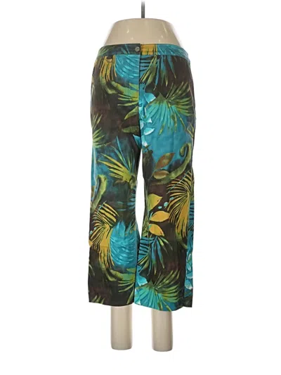 Pre-owned Chico's Design Casual Pants In Green