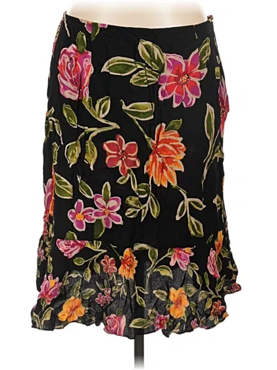 Pre-owned Chico's Design Casual Skirt In Black