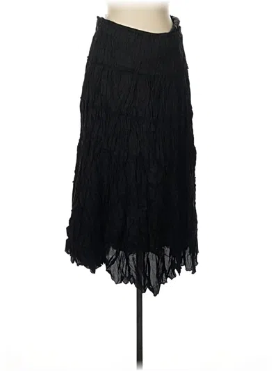 Pre-owned Chico's Design Formal Skirt In Black