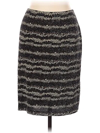 Pre-owned Chico's Design Formal Skirt In Gray