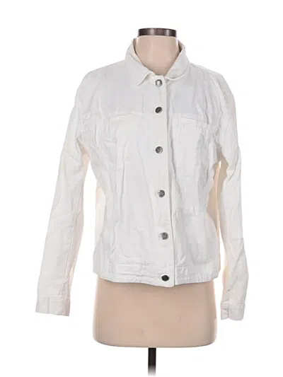 Pre-owned Chico's Design Jacket In White