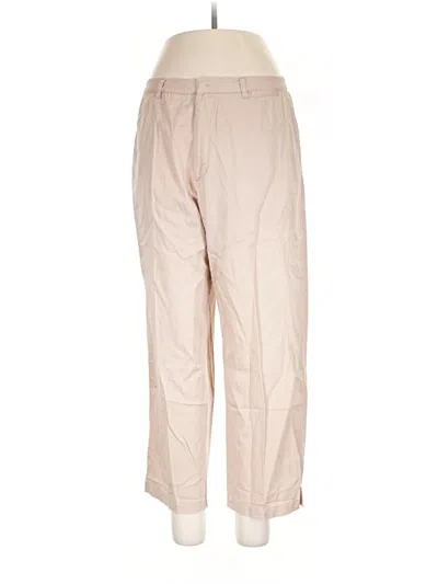 Pre-owned Chico's Design Khaki Pant In Tan