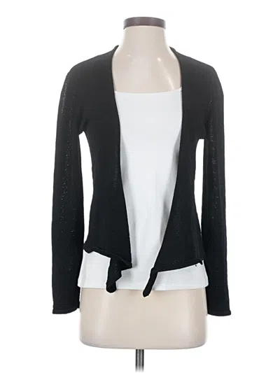 Pre-owned Chico's Design Kimono In Black