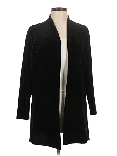 Pre-owned Chico's Design Kimono In Black