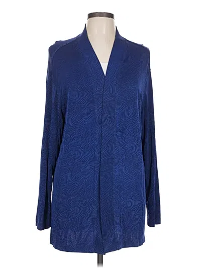 Pre-owned Chico's Design Kimono In Blue