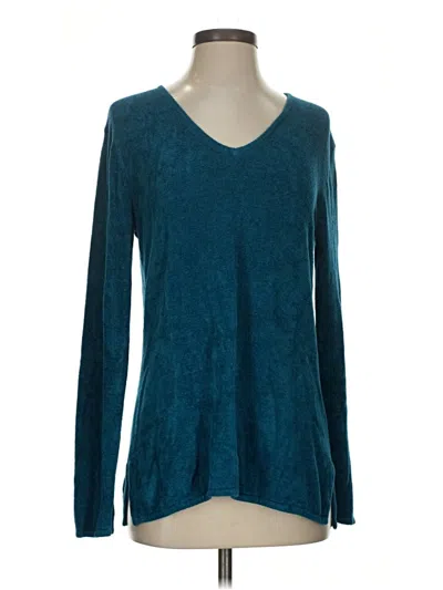Pre-owned Chico's Design Pullover Sweater In Blue