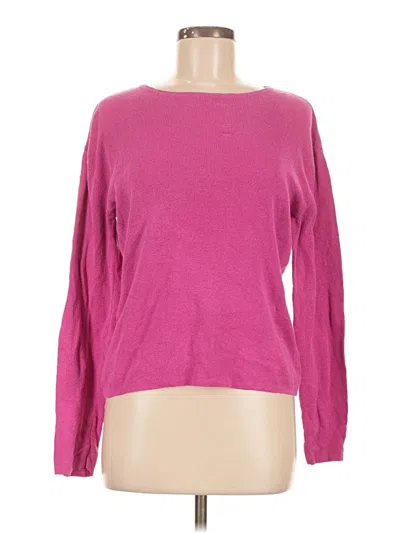 Pre-owned Chico's Design Pullover Sweater In Pink