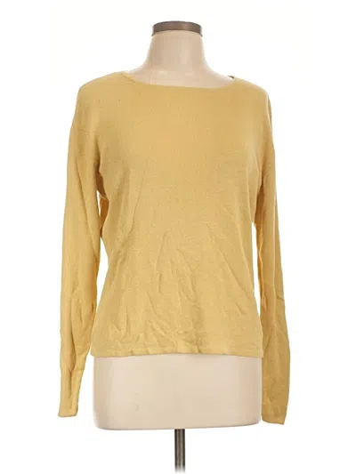 Pre-owned Chico's Design Pullover Sweater In Yellow
