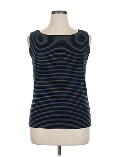 Pre-owned Chico's Design Sleeveless T-shirt In Blue