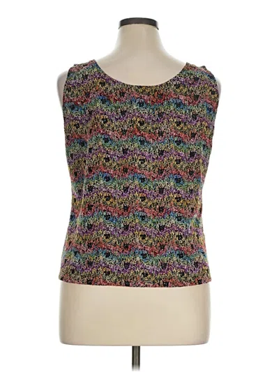 Pre-owned Chico's Design Sleeveless Top Brown Scoop Neck Tops