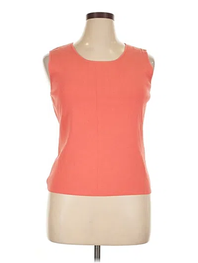 Pre-owned Chico's Design Sweater Vest In Orange