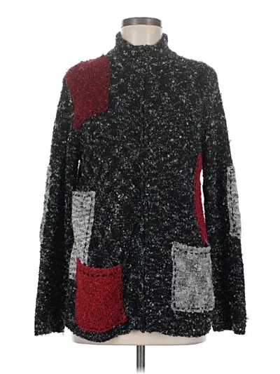 Pre-owned Chico's Design Turtleneck Sweater In Black