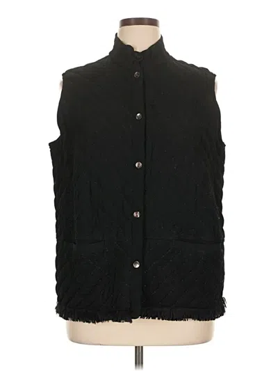 Pre-owned Chico's Design Vest In Black