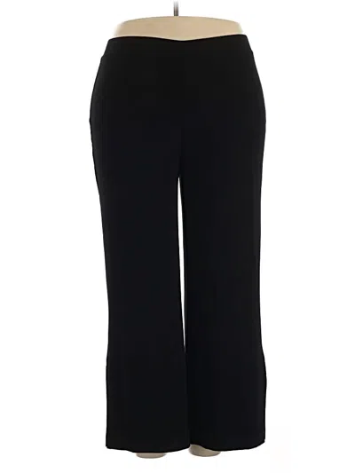 Pre-owned Chico's Dress Pants In Black