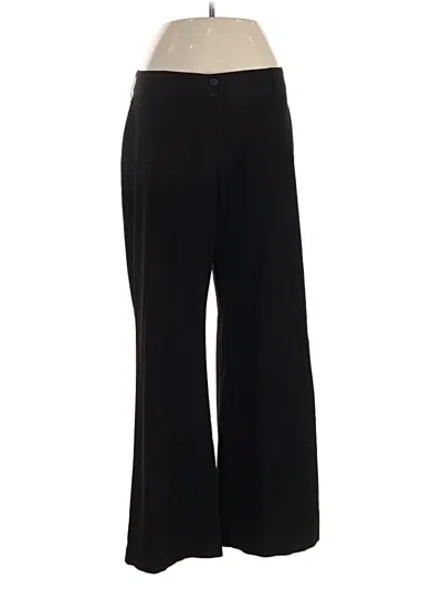 Pre-owned Chico's Dress Pants In Black