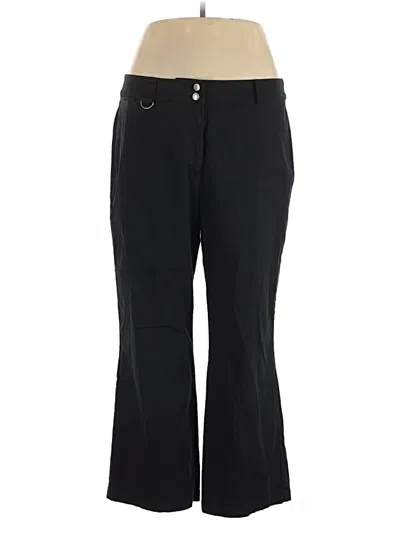 Pre-owned Chico's Dress Pants In Black