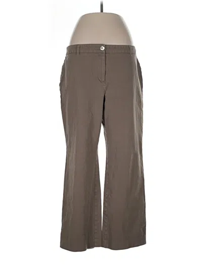 Pre-owned Chico's Dress Pants In Brown