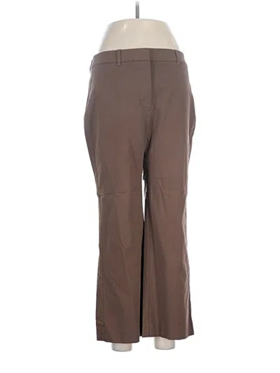 Pre-owned Chico's Dress Pants In Brown
