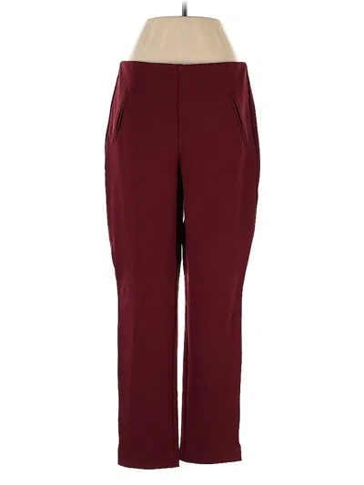Pre-owned Chico's Dress Pants In Burgundy
