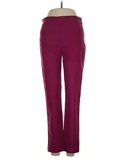 Pre-owned Chico's Dress Pants In Burgundy