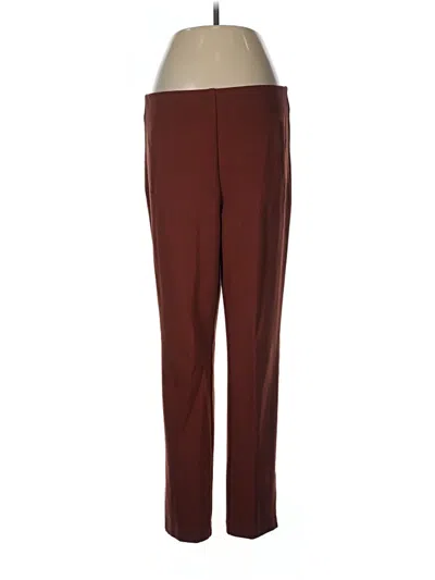 Pre-owned Chico's Dress Pants In Burgundy