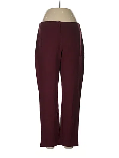 Pre-owned Chico's Dress Pants In Burgundy