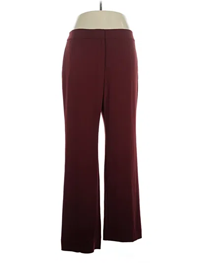 Pre-owned Chico's Dress Pants In Burgundy