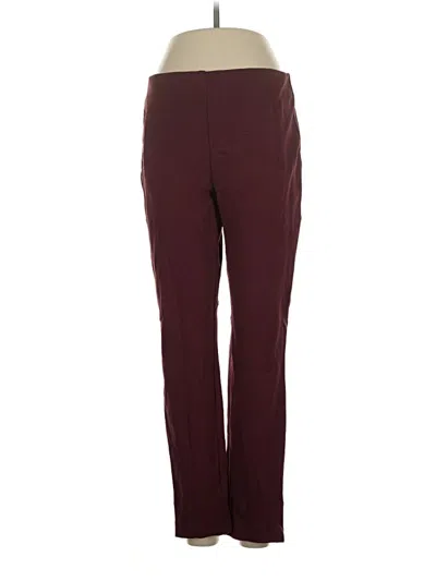 Pre-owned Chico's Dress Pants In Burgundy