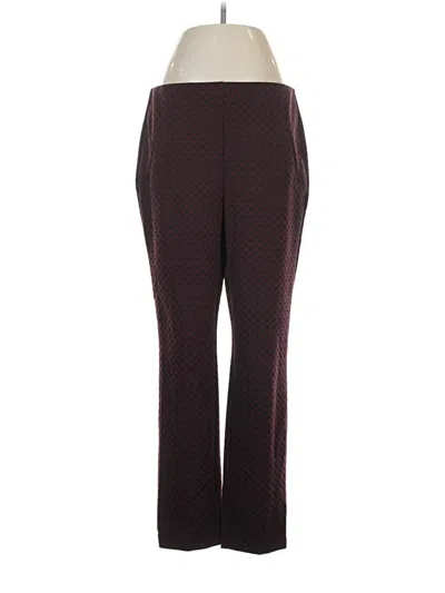Pre-owned Chico's Dress Pants In Burgundy