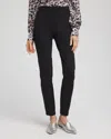 Chico's Emme Skinny Ponte Ankle Pants In Black In Black