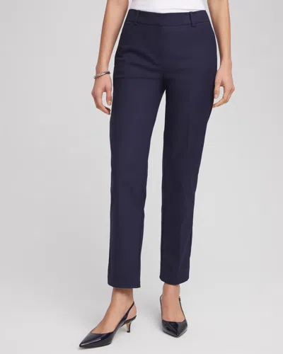 Chico's Emme Slim Ankle Pants In Blue