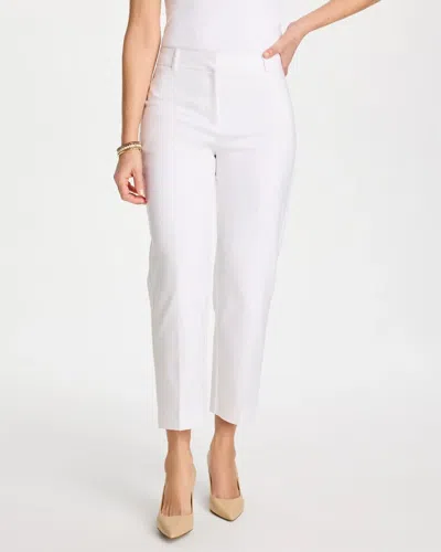 Chico's Emme Slim Ankle Pants In White