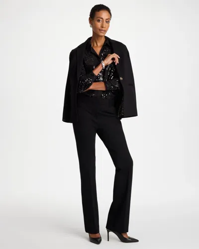 Chico's Emme Slim Bootcut Ponte Pants In Black