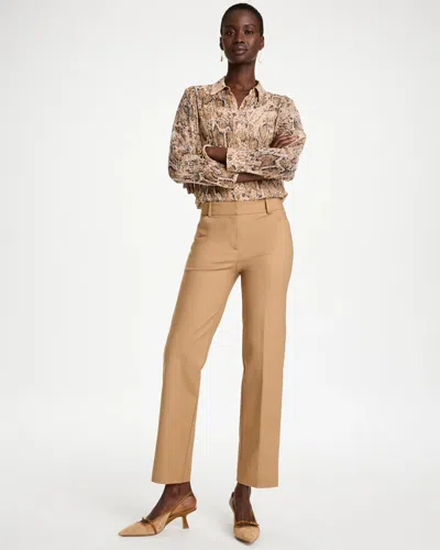 Chico's Emme Slim Soft-stretch Pants In Toffee Tan