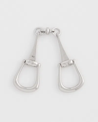 Chico's Equestrian Scarf Ring In Silver