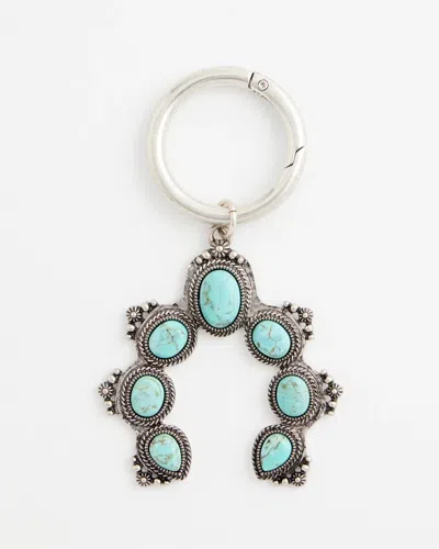 Chico's Equestrian Turquoise Bag Charm In Blue