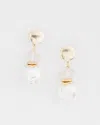 CHICO'S FAUX PEARL DROP EARRINGS | CHICO'S